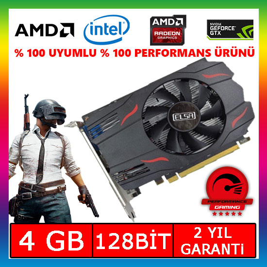 ELSA Phantom Amd Radeon R7 240 4gb Gddr3 128 Bit Ekran Kartı